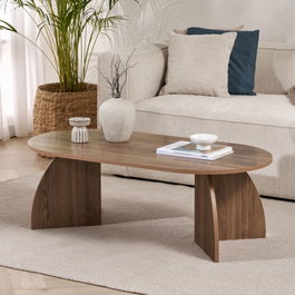 Nordure Melina - Venezia Walnut Mesa de Centro